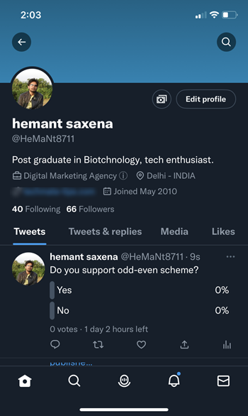 Published poll